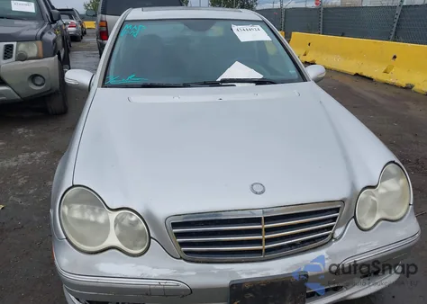 2005 Mercedes-Benz C 230 Kompressor Sport from USA, damaged, VIN WDBRF40J15A749542